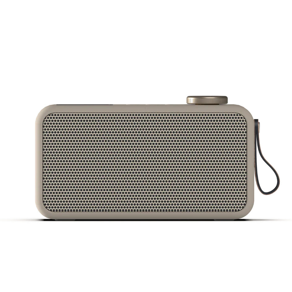 Kreafunk Atune DAB Radio BT Speaker Alarm Clock Ivory Sand 20cm KFFU19 4