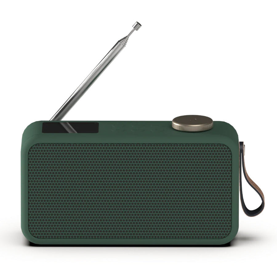 Kreafunk Atune DAB Radio BT Speaker Alarm Clock Nordic Green 20cm KFFU18 1