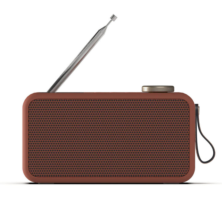 Kreafunk Atune DAB Radio BT Speaker Alarm Clock Terracotta 20cm KFFU13 3