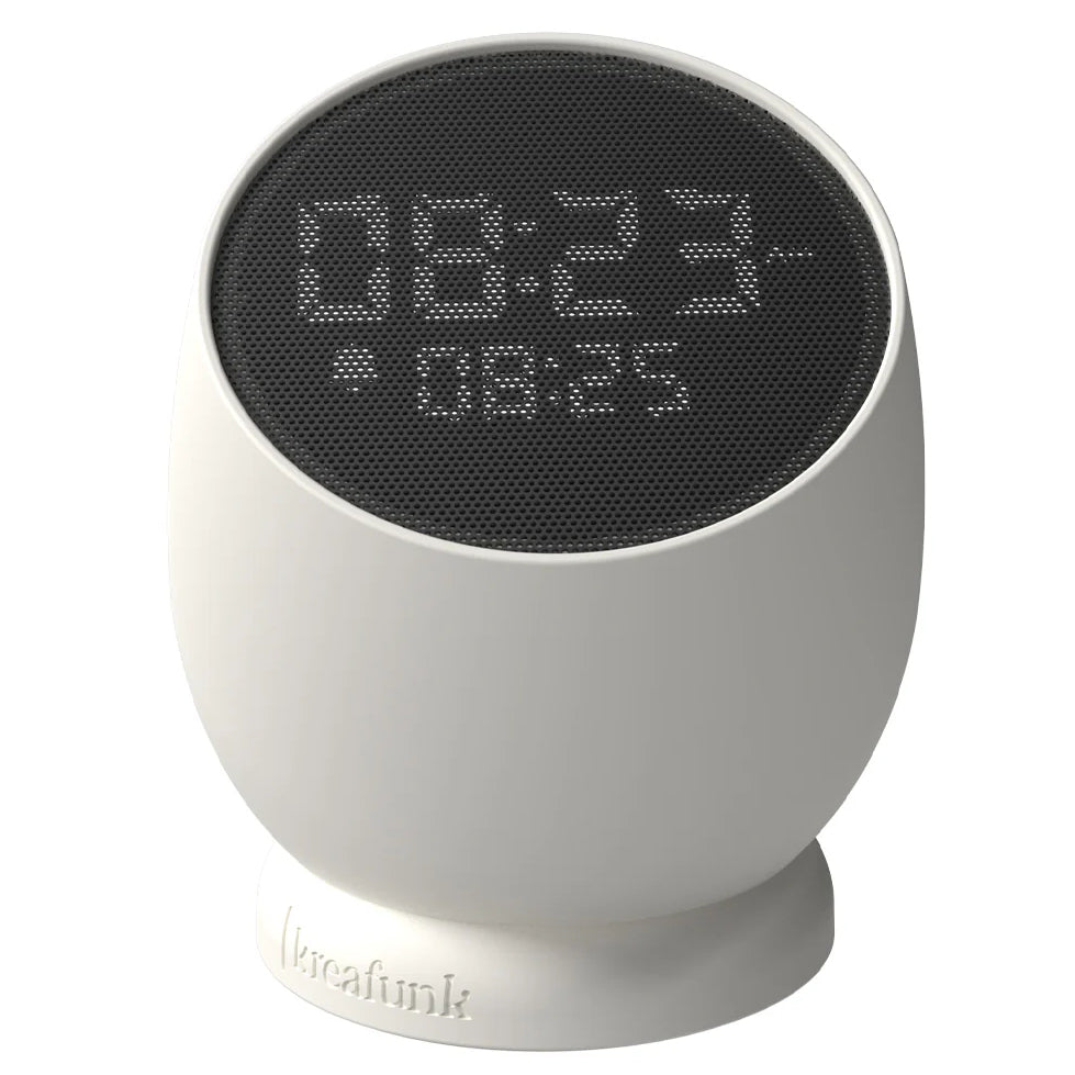 Kreafunk Bell Wireless Flip To Snooze Alarm Clock White 9cm KFYI01 2
