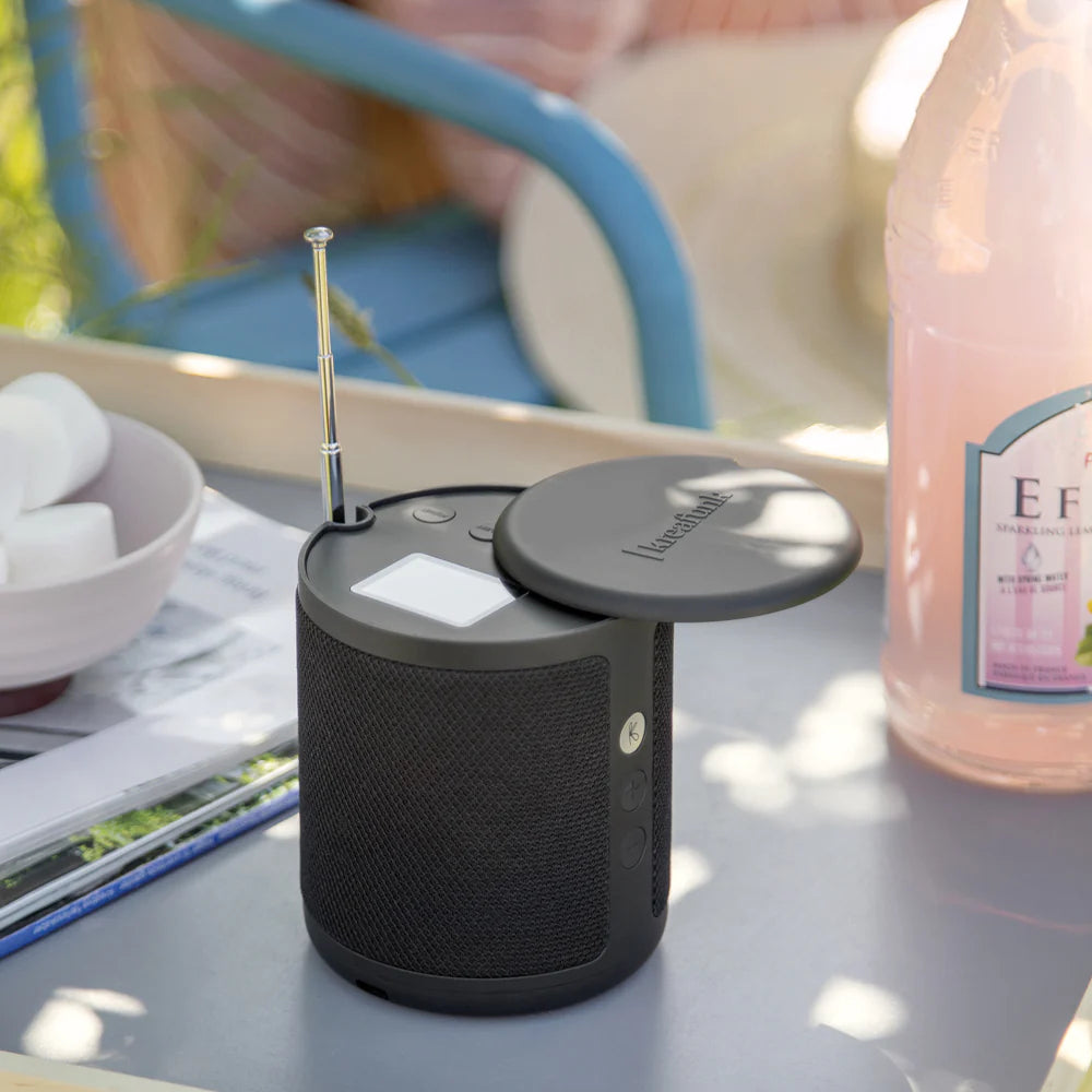 Kreafunk Dabbie DAB Radio BT Speaker Alarm Clock Black 11cm KFFU02 2