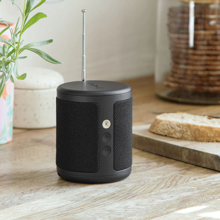 Kreafunk Dabbie DAB Radio BT Speaker Alarm Clock Black 11cm KFFU02 4