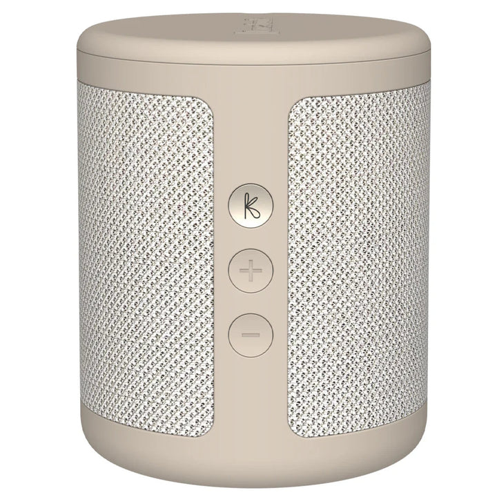 Kreafunk Dabbie DAB Radio BT Speaker Alarm Clock Ivory Sand 11cm KFFU09 1