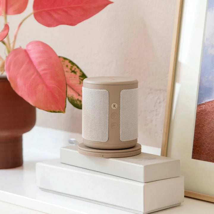 Kreafunk Dabbie DAB Radio BT Speaker Alarm Clock Ivory Sand 11cm KFFU09 8