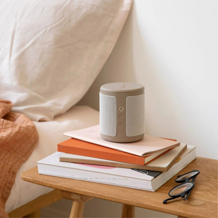 Kreafunk Dabbie DAB Radio BT Speaker Alarm Clock Ivory Sand 11cm KFFU09 9