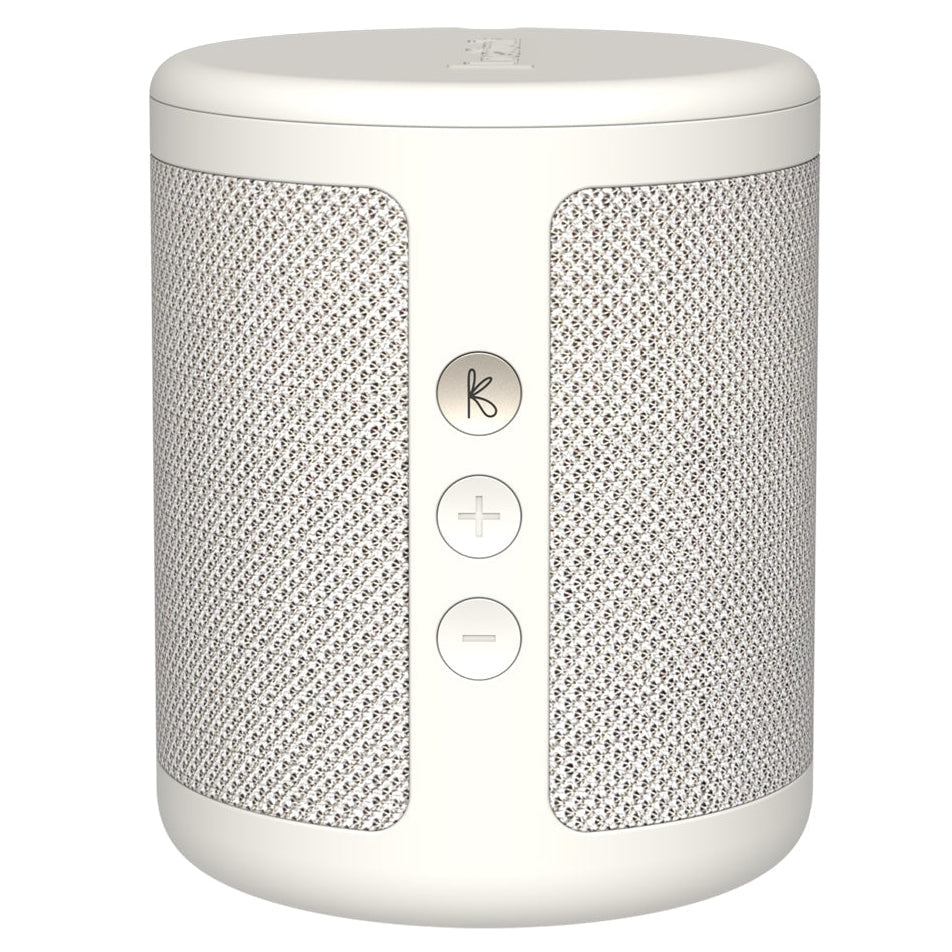 Kreafunk Dabbie DAB Radio BT Speaker Alarm Clock Soft White 11cm KFFU01 1