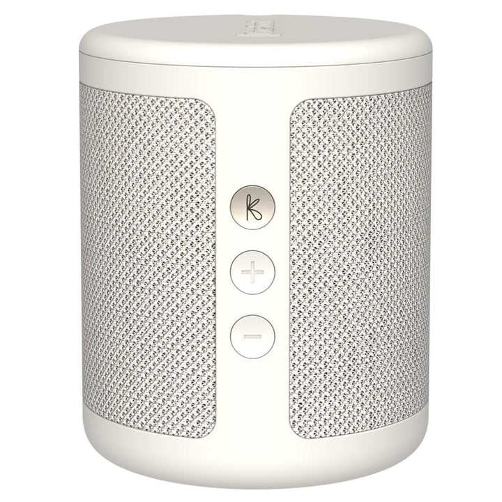 Kreafunk Dabbie DAB Radio BT Speaker Alarm Clock Soft White 11cm KFFU01 1