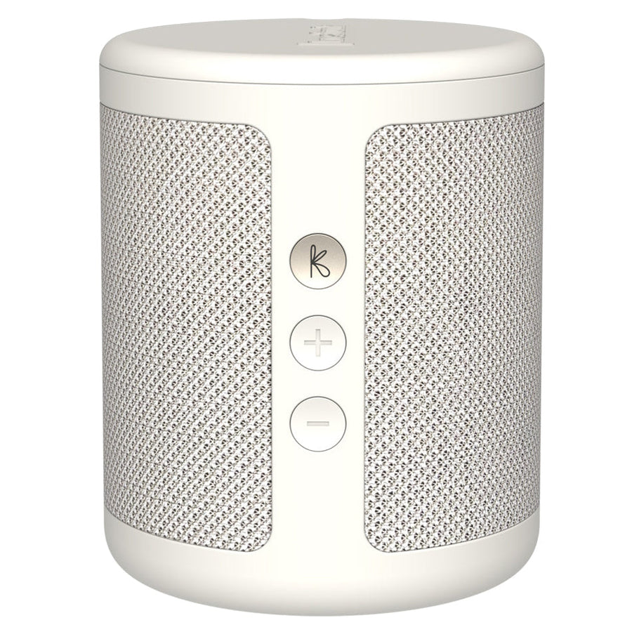 Kreafunk Dabbie DAB Radio BT Speaker Alarm Clock Soft White 11cm KFFU01 1