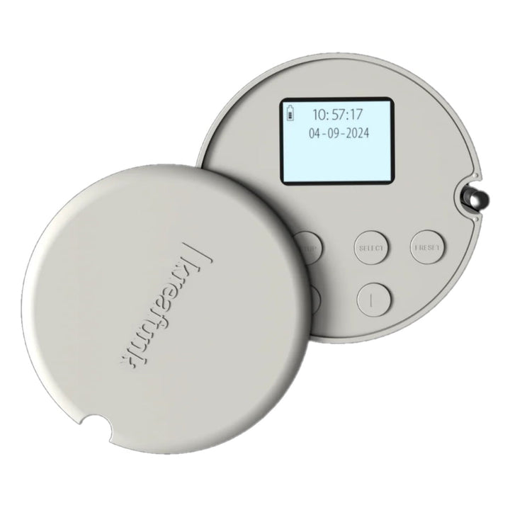 Kreafunk Dabbie DAB Radio BT Speaker Alarm Clock Soft White 11cm KFFU01 6