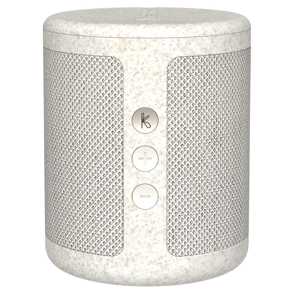 Kreafunk Dabbie DAB Radio BT Speaker Alarm Clock Wheat 11cm KFFU07 1