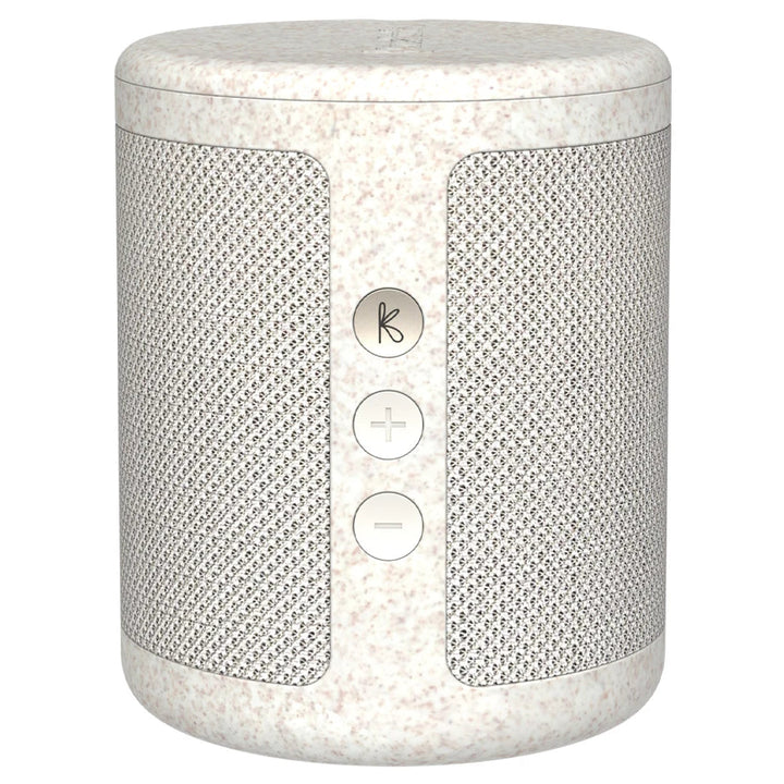 Kreafunk Dabbie DAB Radio BT Speaker Alarm Clock Wheat 11cm KFFU07 1