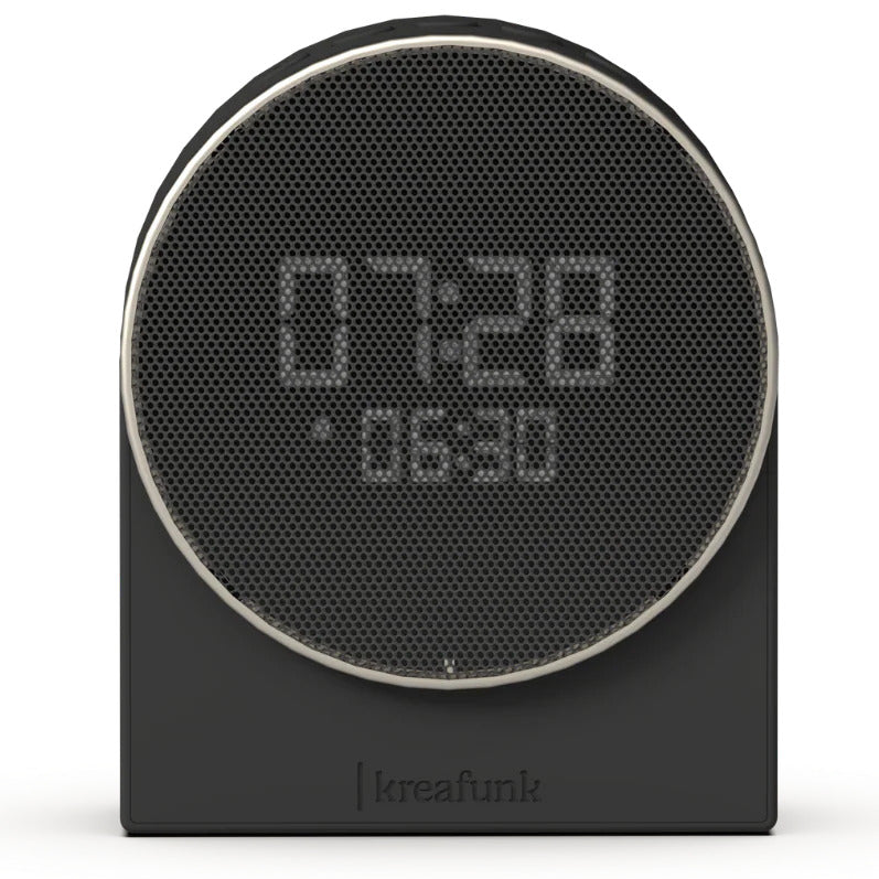 Kreafunk Ivy LED Bluetooth Speaker Alarm Clock Black 11cm KFEW22 3