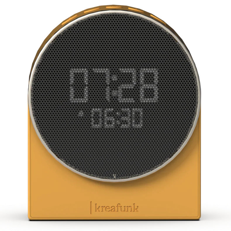 Kreafunk Ivy LED Bluetooth Speaker Alarm Clock Mango Burst 11cm KFEW26 3
