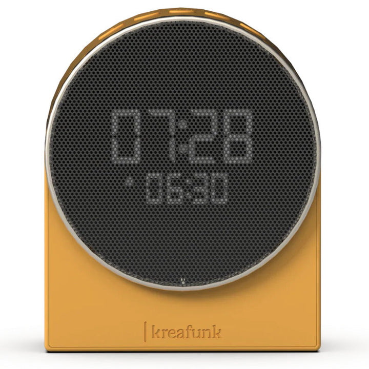 Kreafunk Ivy LED Bluetooth Speaker Alarm Clock Mango Burst 11cm KFEW26 3