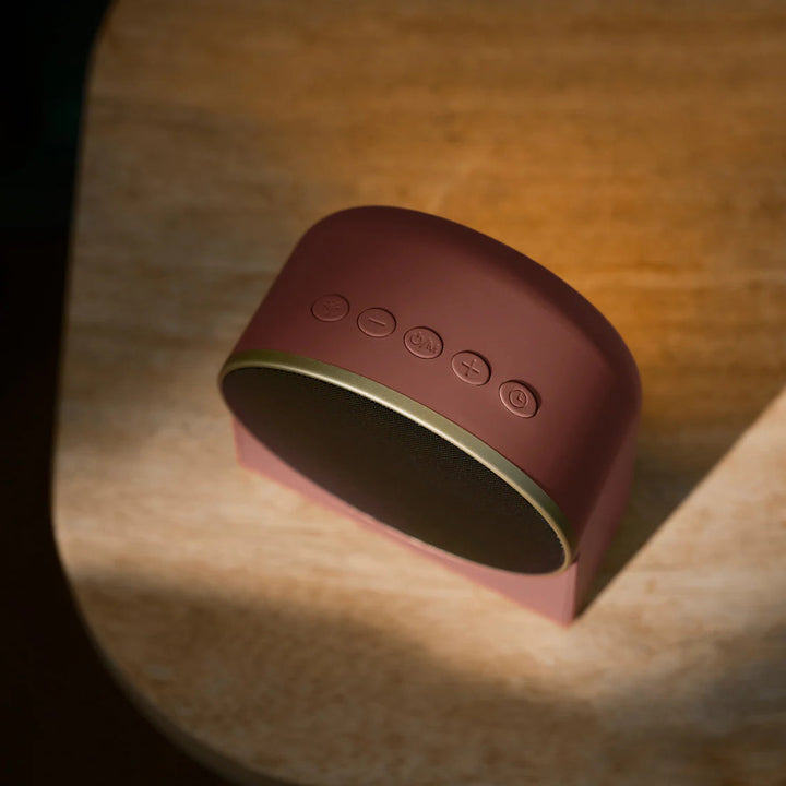 Kreafunk Ivy LED Bluetooth Speaker Alarm Clock Terracotta 11cm KFEW23 5