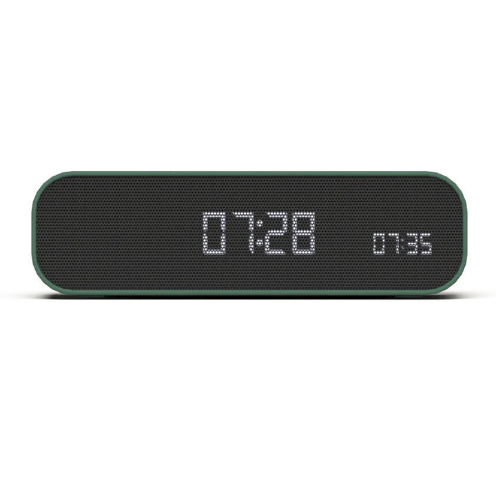 Kreafunk Wakie Qi Charging BT Speaker Alarm Clock Nordic Green 16cm KFKE198 5