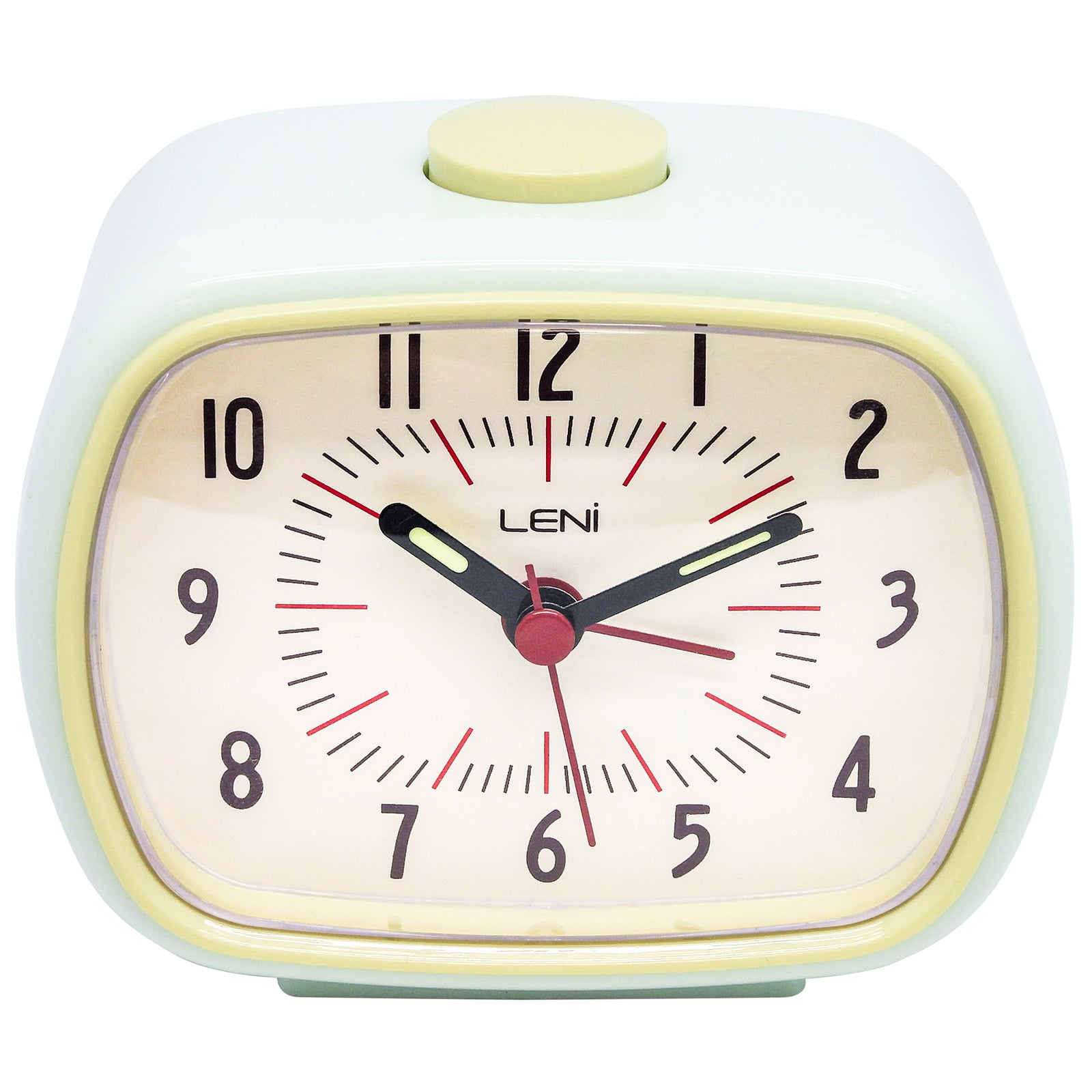 Leni Retro Alarm Clock Hint of Mint Green 11cm 62020HOM 4