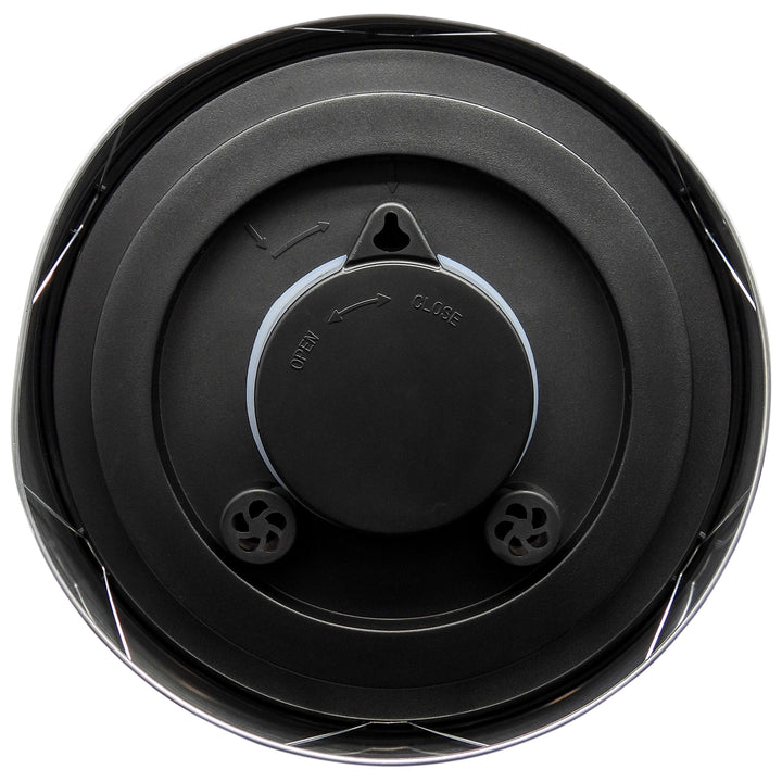 Leni Weather Resistant Temperature Humidity Wall Clock Black 31cm 64410BLA 2