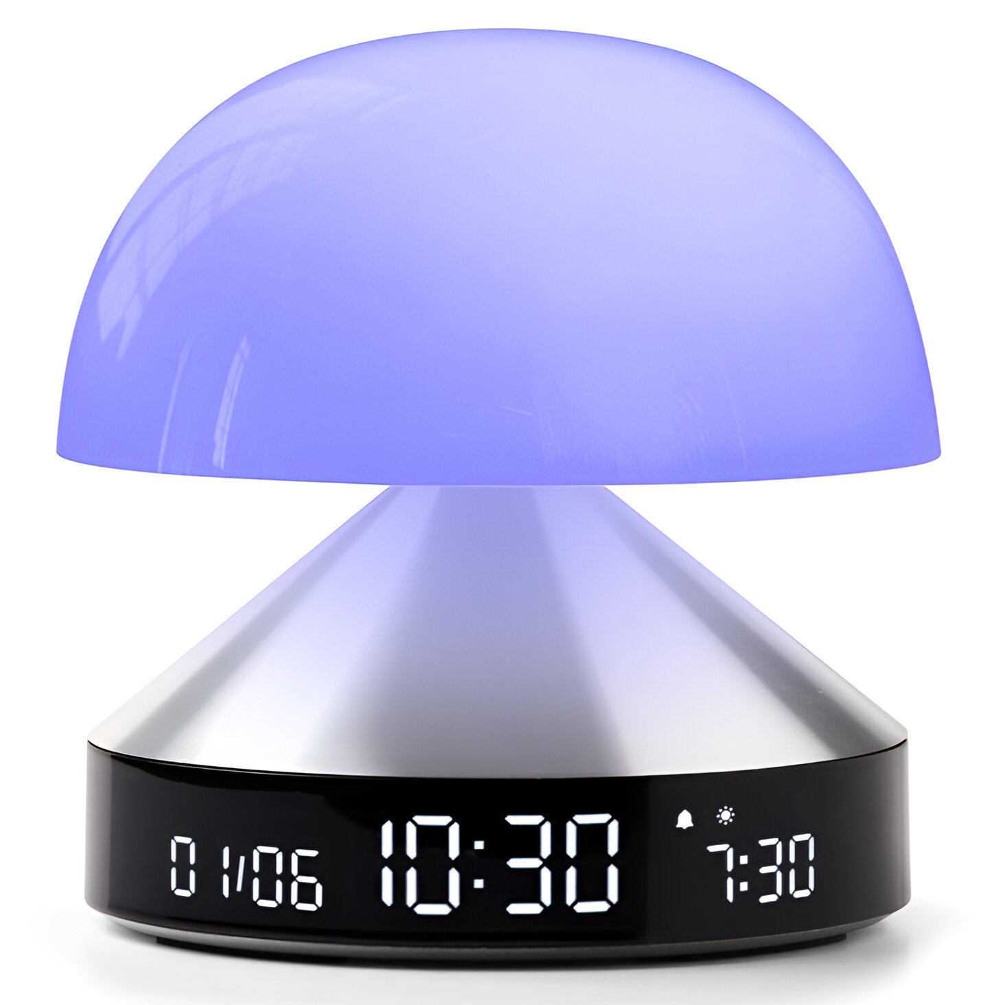 Lexon Mina Sunrise Alarm Clock Alu Polish 11cm LD-LR153MAP 2