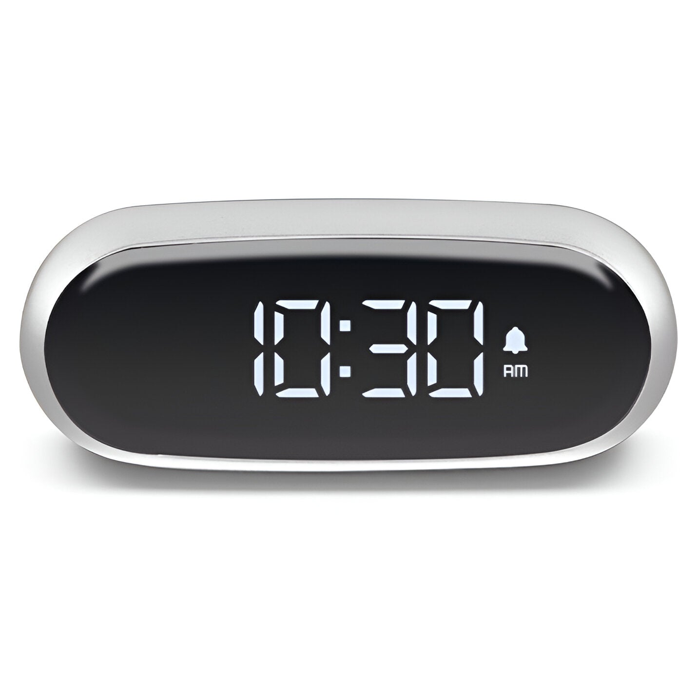 Lexon Minut Mini Travel Black LCD Alarm Clock Alu Polish 6cm LD-LR154AP 1