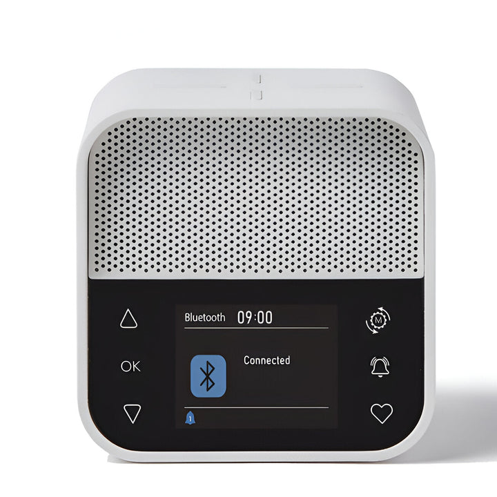 Lexon Oslo DAB FM Radio Charging Bluetooth Alarm Clock White 11cm LD-LA130W 1
