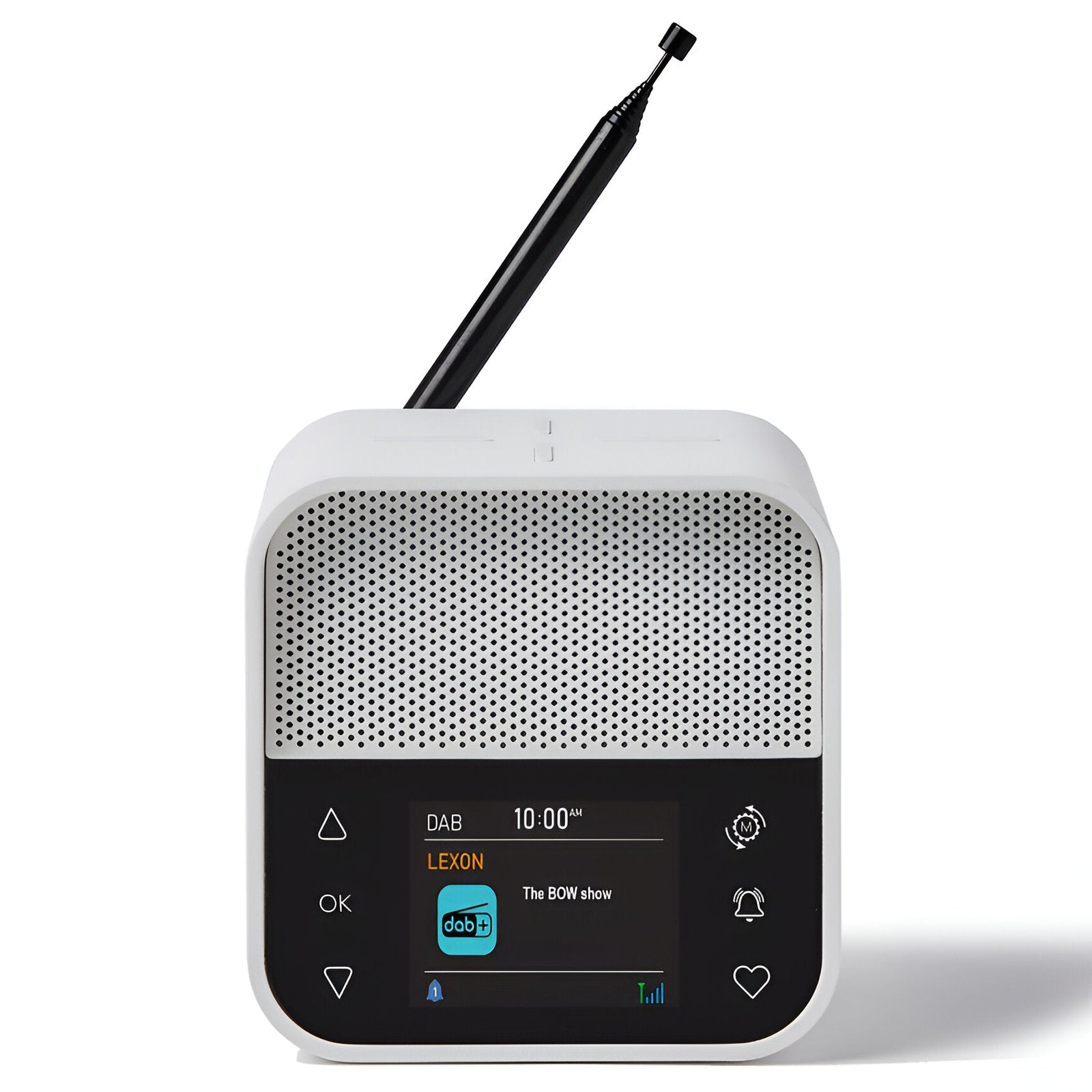 Lexon Oslo DAB FM Radio Charging Bluetooth Alarm Clock White 11cm LD-LA130W 2