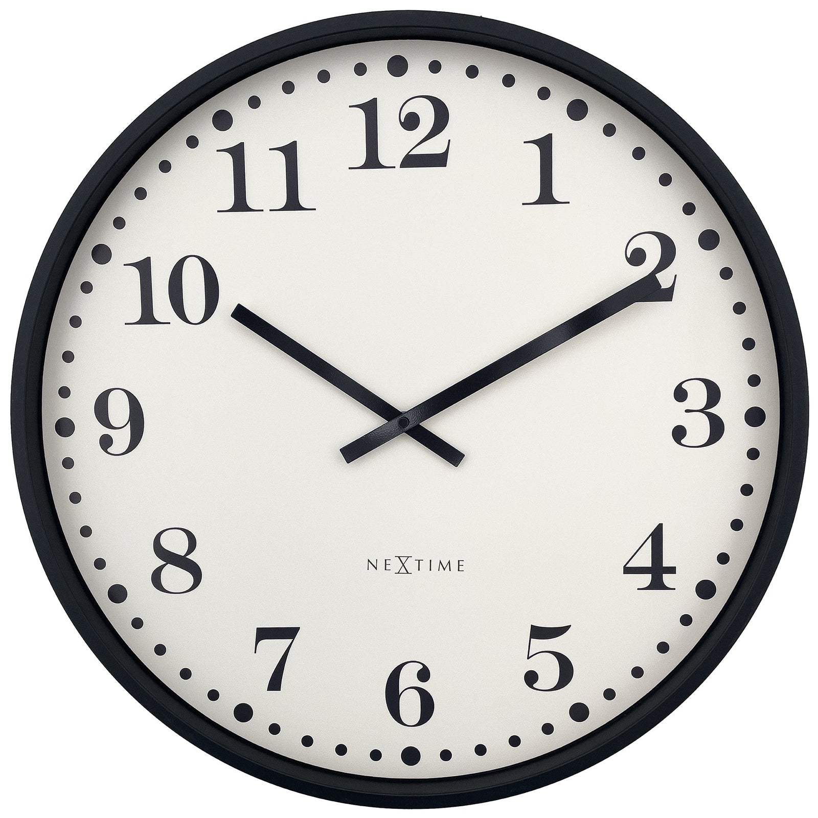 NeXtime Dickens Wall Clock Cream 50cm 573319WI 1