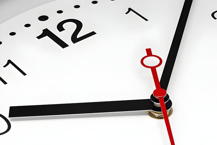 NeXtime Double Sided Brushed Aluminium Wall Clock Black White 32cm 573334AR 9