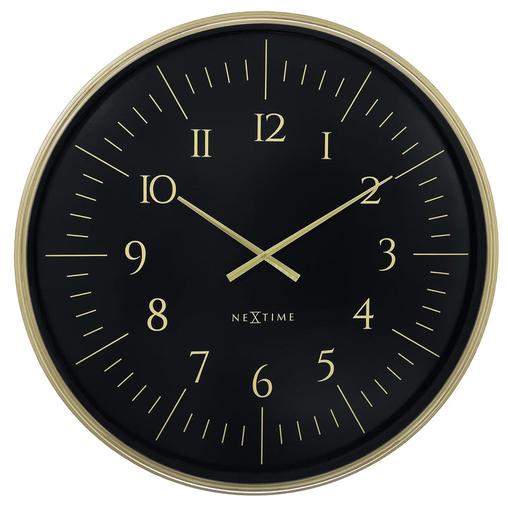 NeXtime Galaxy Large Wall Clock Black 77cm 573332ZW 1 #size_77cm