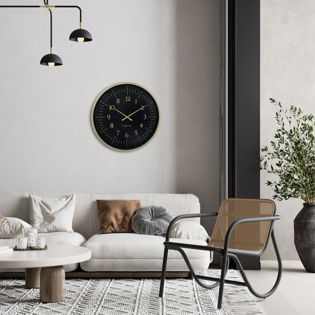 NeXtime Galaxy Large Wall Clock Black 77cm 573332ZW 7