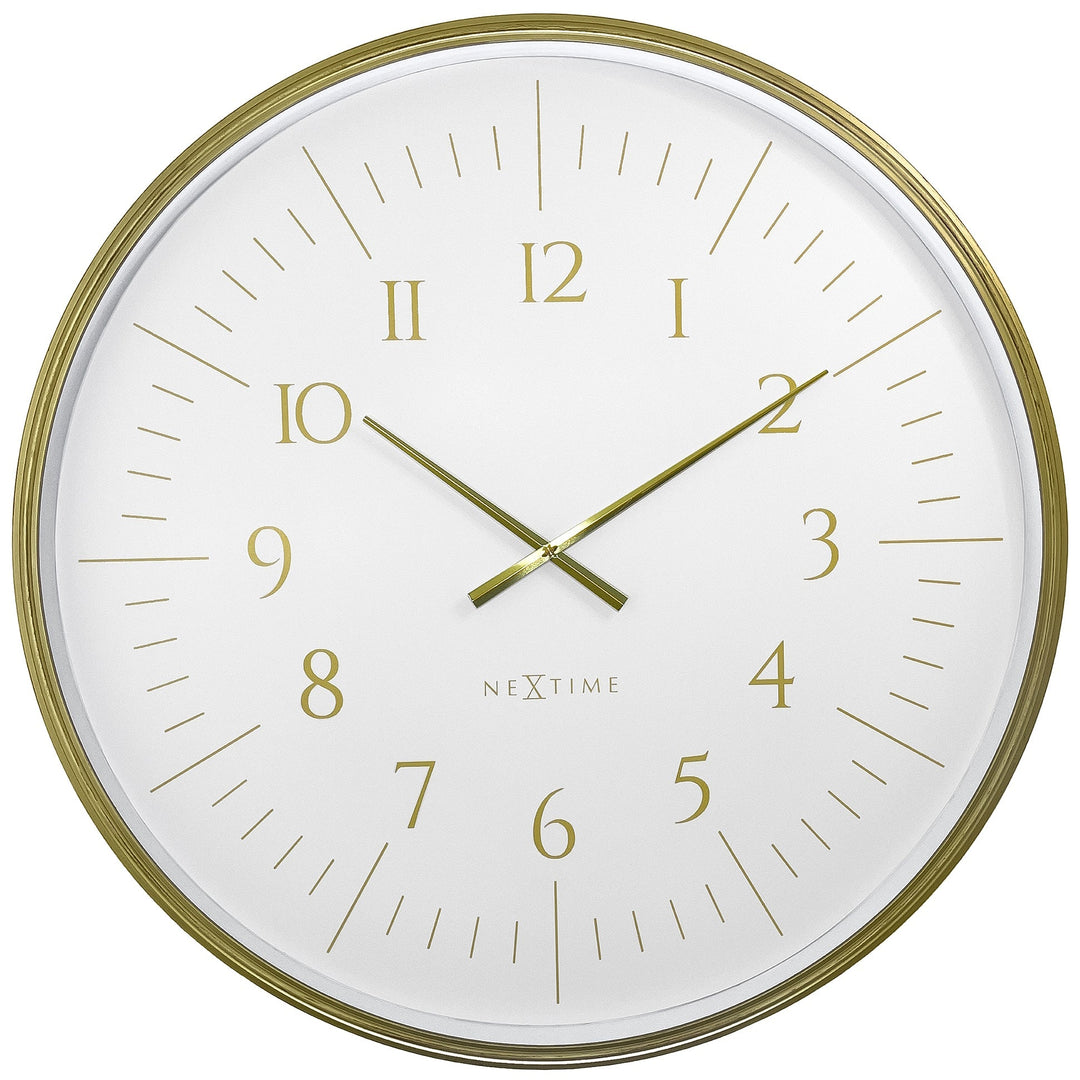 NeXtime Galaxy Large Wall Clock White 77cm 573332WI 1 #size_77cm