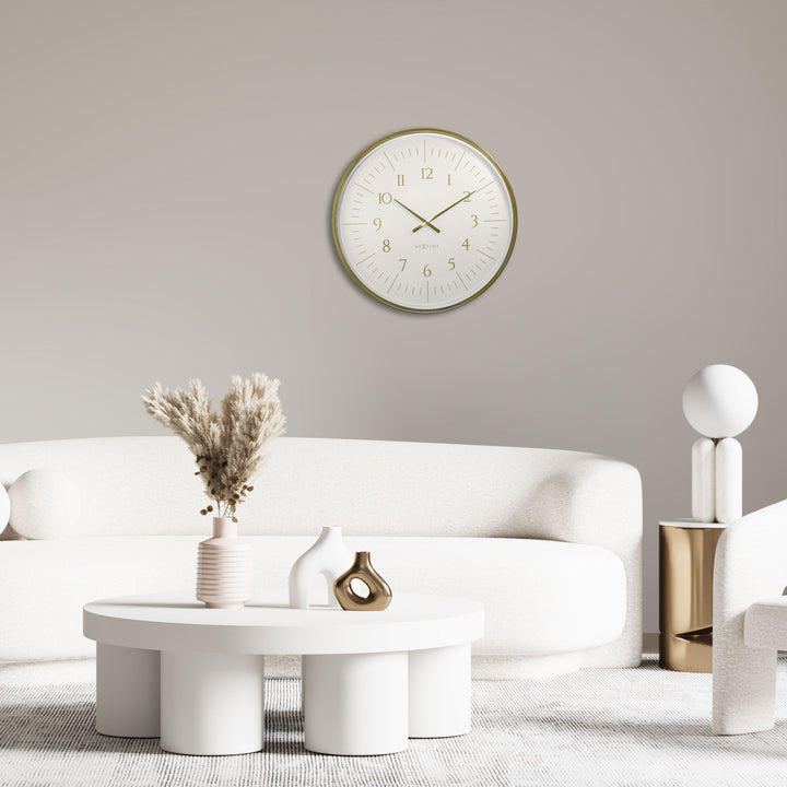 NeXtime Galaxy Large Wall Clock White 77cm 573332WI 6 #size_77cm