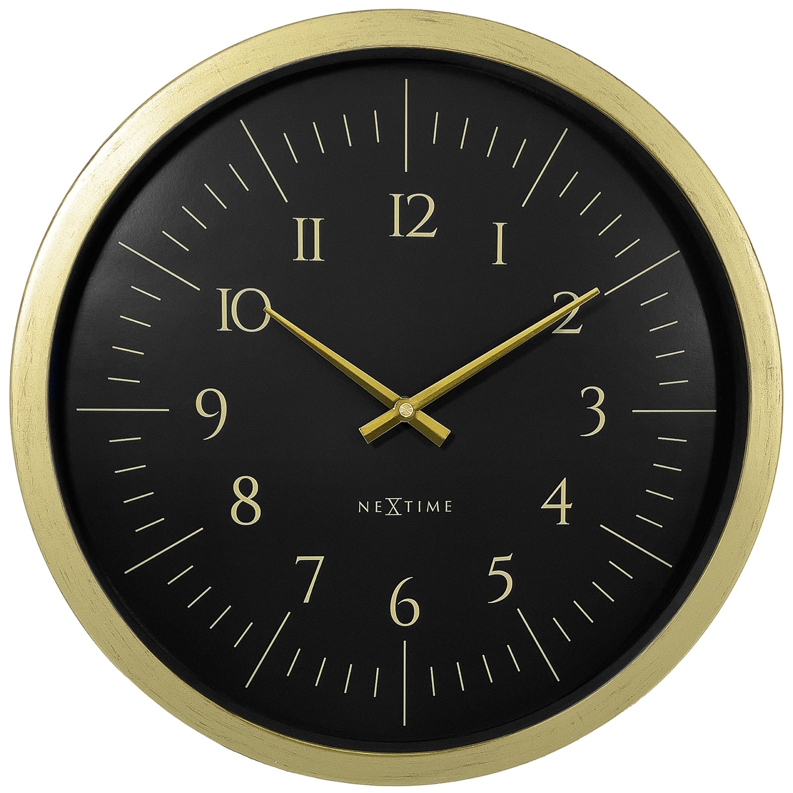 NeXtime Galaxy Wall Clock Black 40cm 573333ZW 1 #size_40cm
