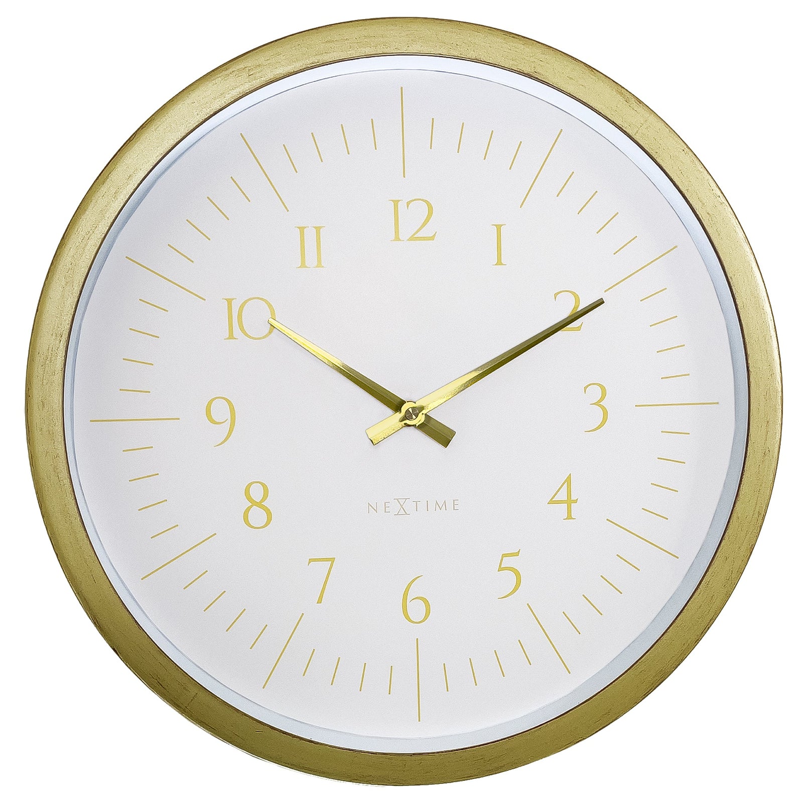 NeXtime Galaxy Wall Clock White 40cm 573333WI 1 #size_40cm