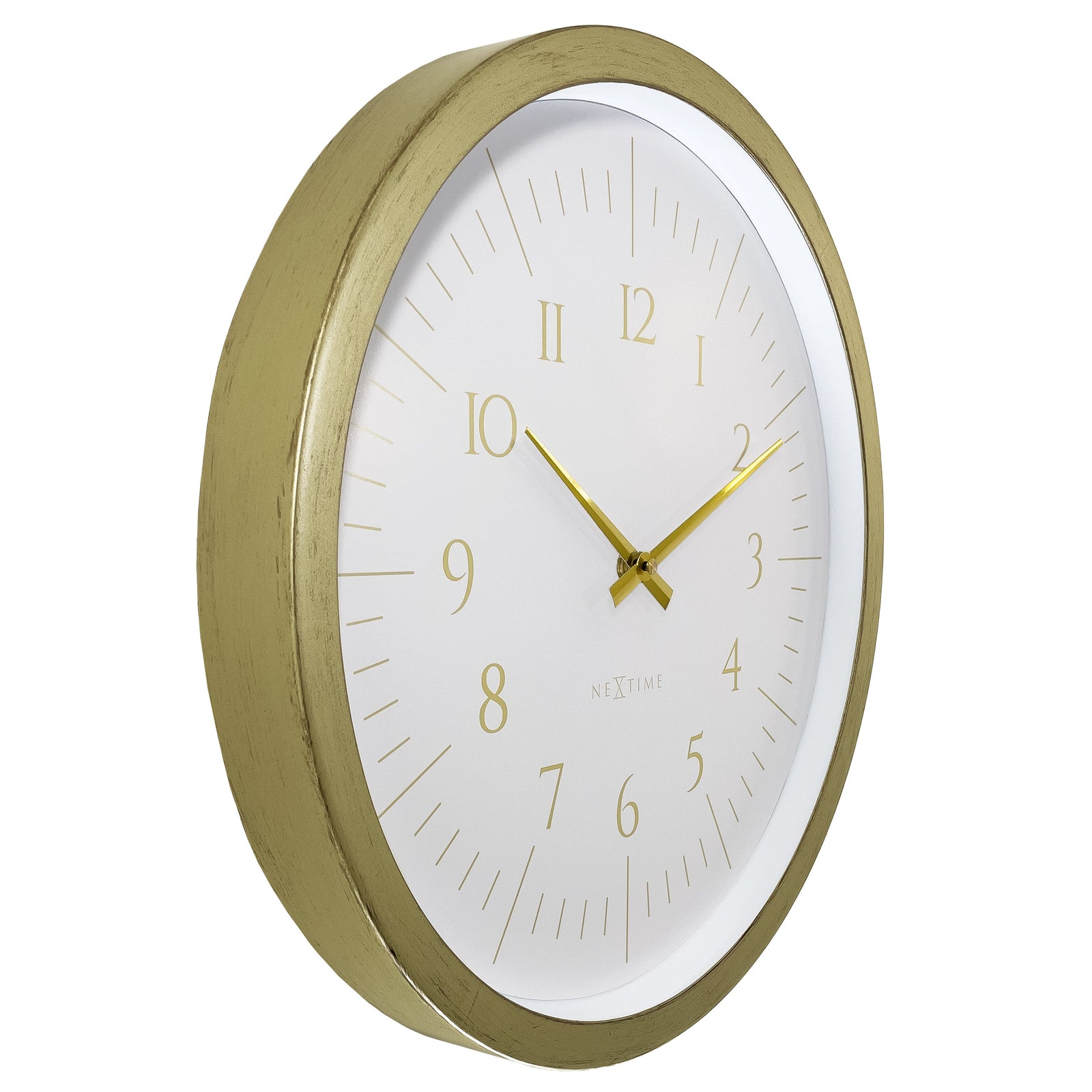 NeXtime Galaxy Wall Clock White 40cm 573333WI 2 #size_40cm