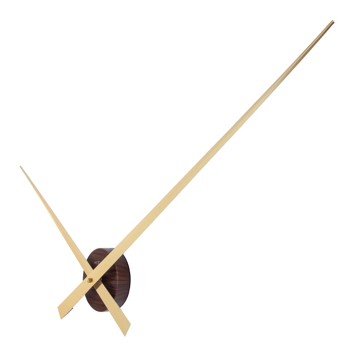 NeXtime Hands Oversized Aluminium Minimalist Wall Clock Gold 86cm 572269VI 3