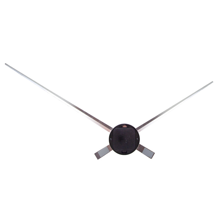 NeXtime Hands Oversized Aluminium Minimalist Wall Clock Walnut 86cm 572269BR 6