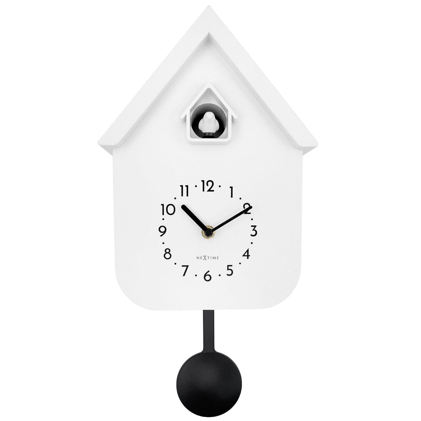 NeXtime Twitter Cuckoo Wall Clock White 42cm 573328WI 1