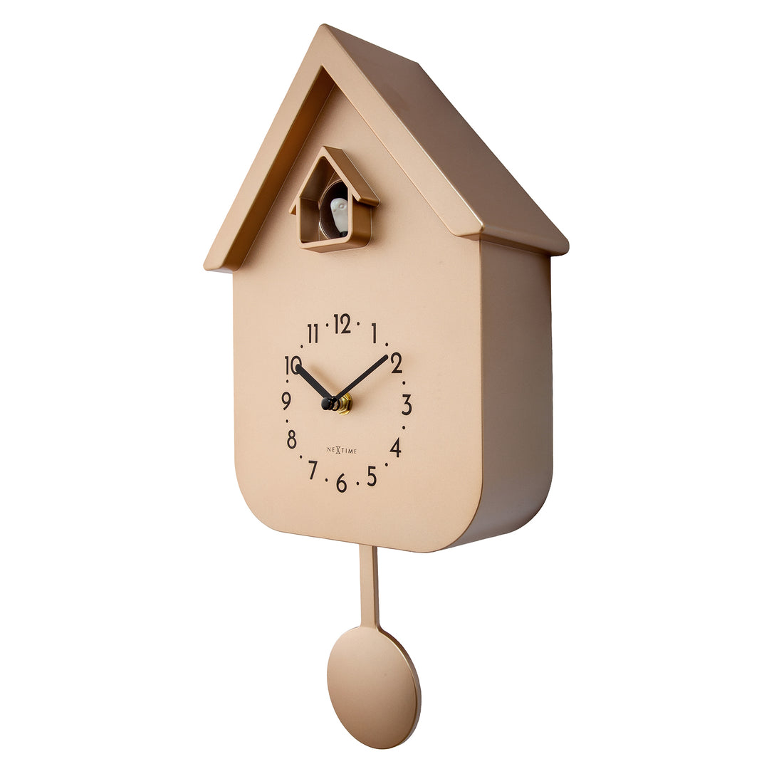 NeXtime Twitter Modern Cuckoo Wall Clock Rose Gold 30cm 573328RG 3