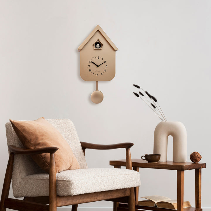 NeXtime Twitter Modern Cuckoo Wall Clock Rose Gold 30cm 573328RG 5