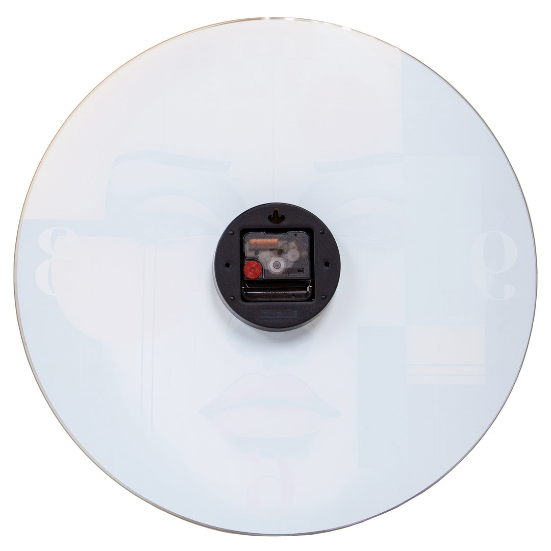 NeXtime Vogue Glass Wall Clock Multicolour 43cm 578199 8