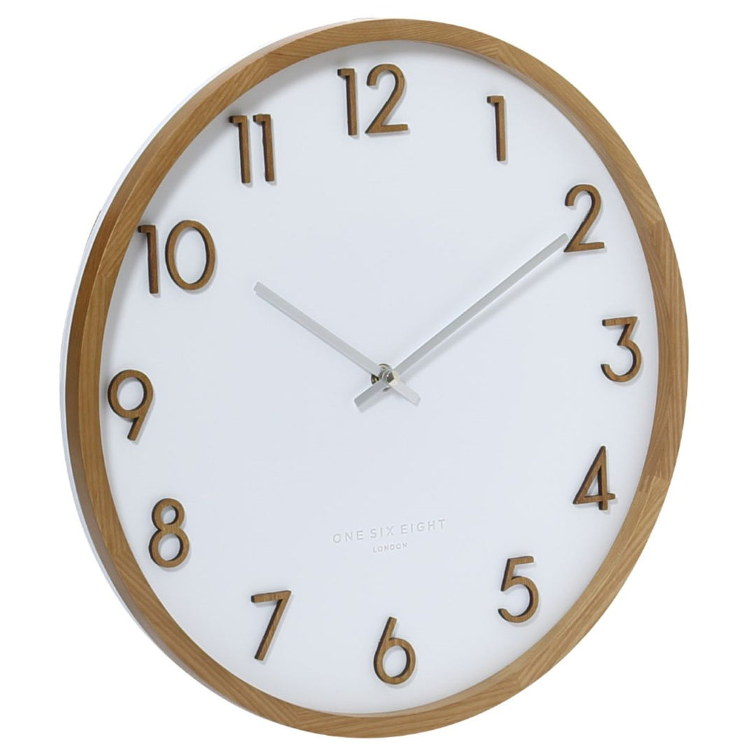 One Six Eight London Scarlett Wall Clock White 50cm 21006 2 #size_50cm