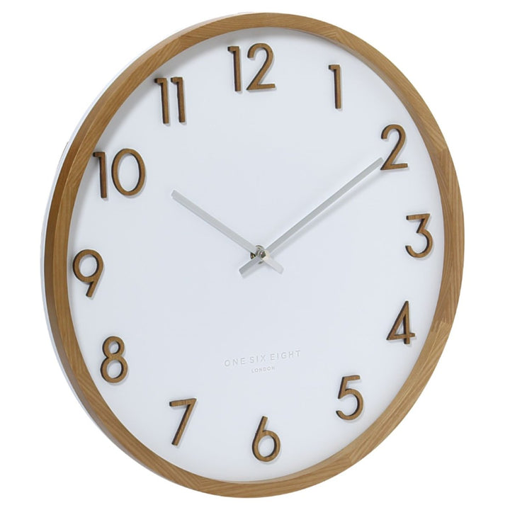 One Six Eight London Scarlett Wall Clock White 50cm 21006 2 #size_50cm