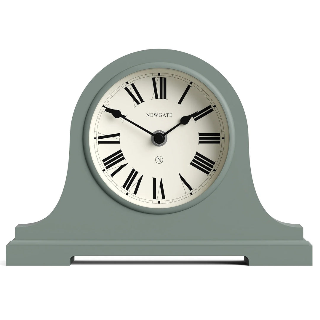 Newgate Broadway Roman Numeral Mantel Clock Asparagus Green 26cm NG-MANBWAY321ASG 1