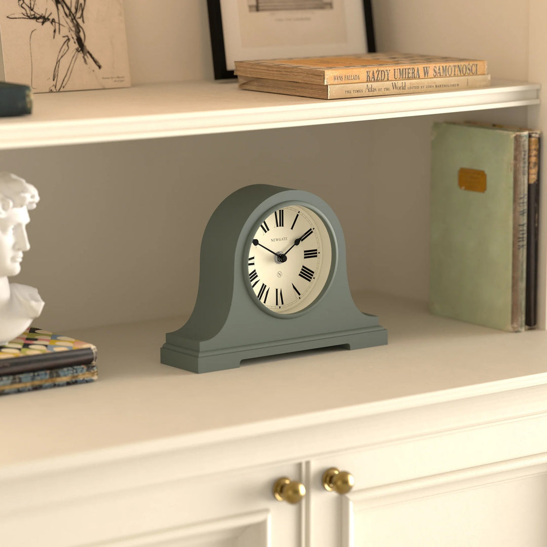 Newgate Broadway Roman Numeral Mantel Clock Asparagus Green 26cm NG-MANBWAY321ASG 4