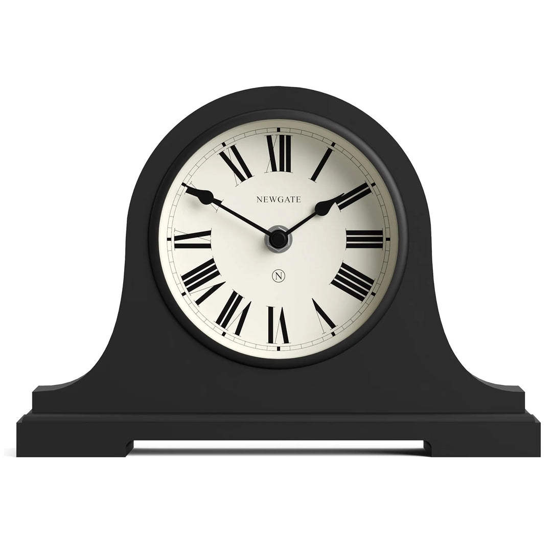 Newgate Broadway Roman Numeral Mantel Clock Black 26cm NG-MANBWAY321K 1