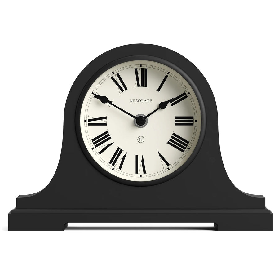 Newgate Broadway Roman Numeral Mantel Clock Black 26cm NG-MANBWAY321K 1