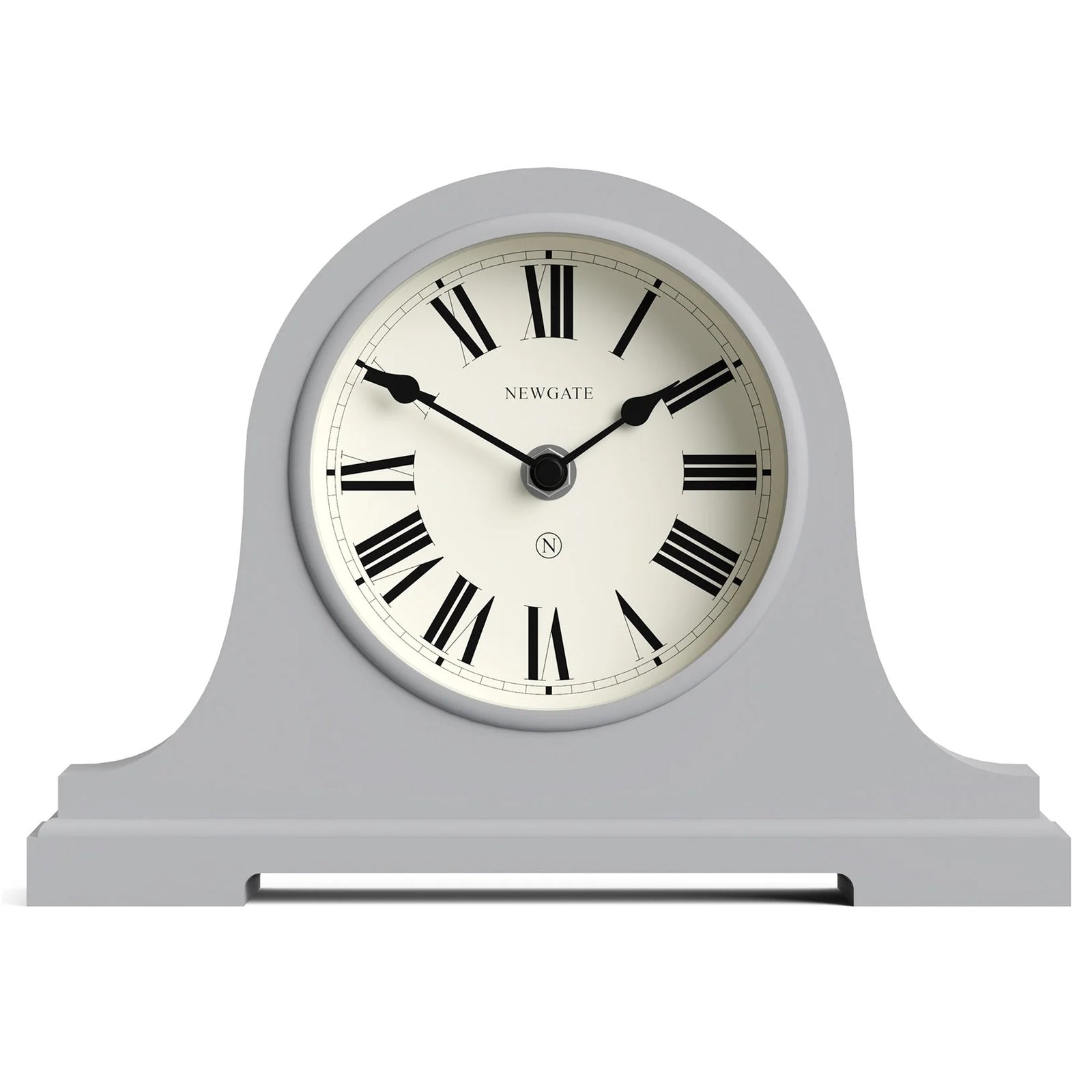 Newgate Broadway Roman Numeral Mantel Clock Clockwork Grey 26cm NG-MANBWAY321CGY 1