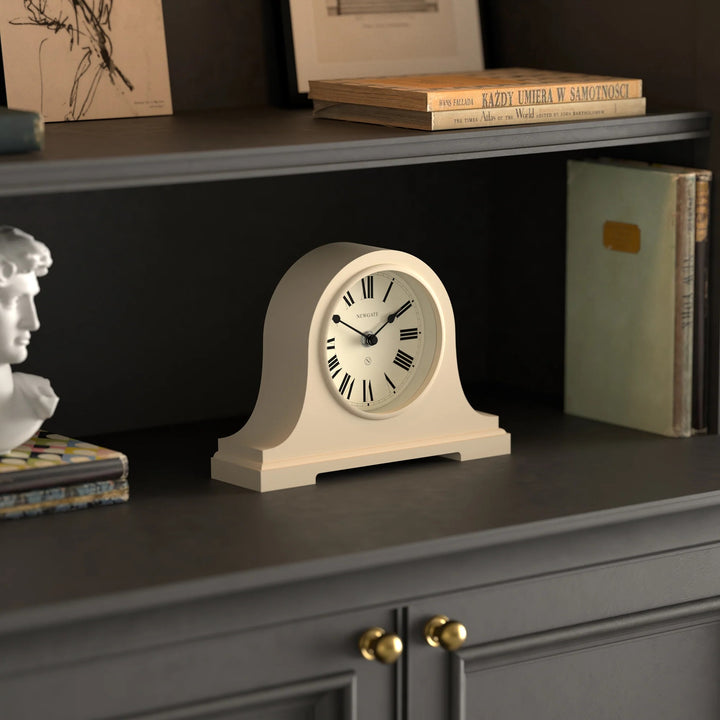 Newgate Broadway Roman Numeral Mantel Clock Cream 26cm NG-MANBWAY321VC 4