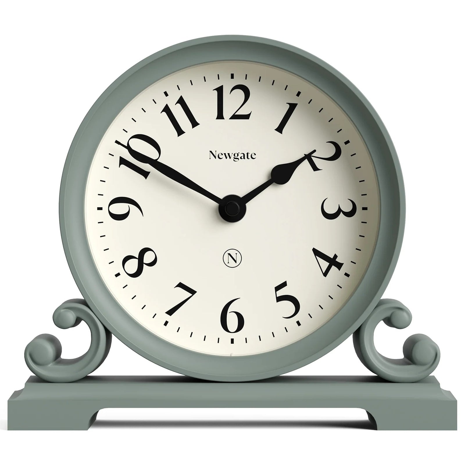 Newgate Divisadero Classic Modern Mantel Clock Asparagus Green 22cm NG-MANDIV183ASG 1